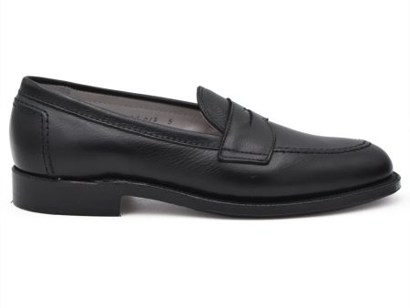 Alden Black Calf Flex Welt Penny Loafer For Discount