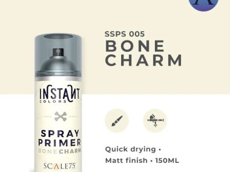 Scale 75 - Aerosol Spray Primer - Bone Charm 150ml Supply