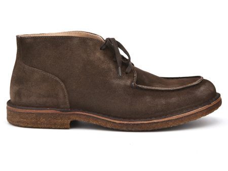 Astorflex Dark Mocca Markflex Suede Mocc Toe Chukka Boot on Sale