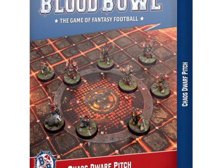 Blood Bowl: Chaos Dwarf Team Pitch & Dugouts For Cheap