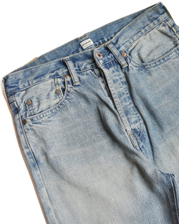 Chimala Vintage Medium Wash Selvedge Narrow Taper Jeans Online Sale