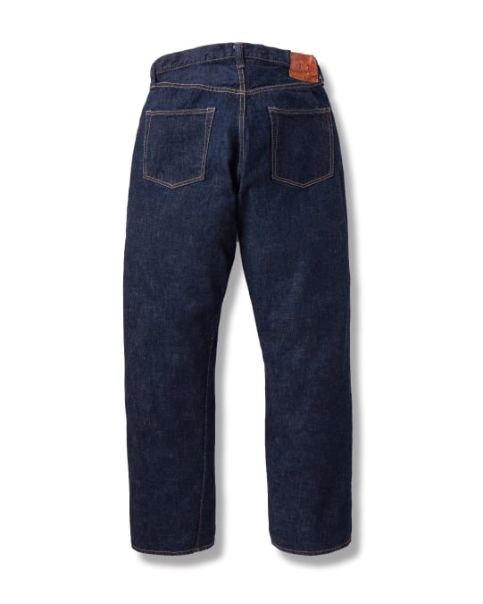 Fullcount 0105 One Wash Wide Straight Selvedge Denim Hot on Sale