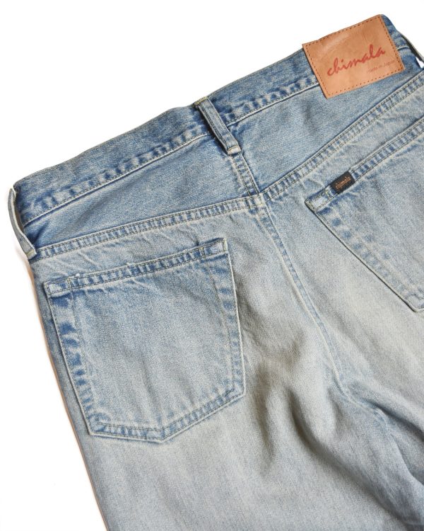 Chimala Vintage Medium Wash Selvedge Narrow Taper Jeans Online Sale