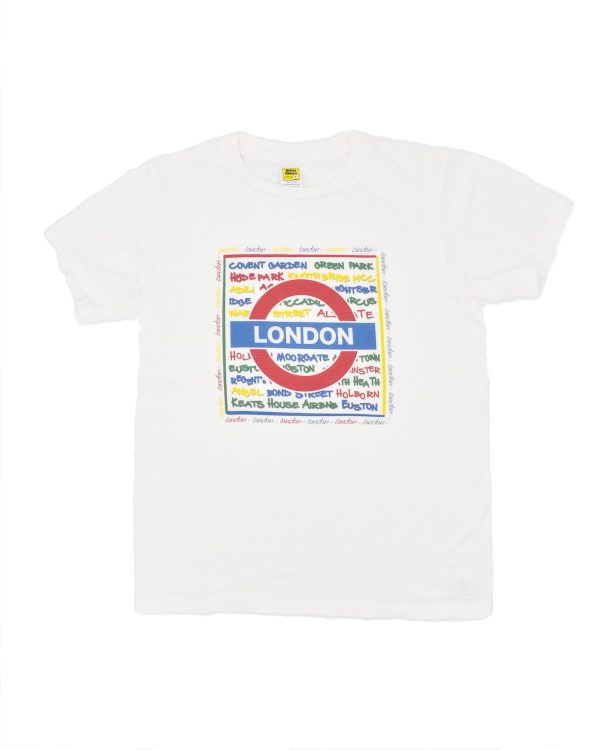 Velva Sheen White London Graphic Tee Supply