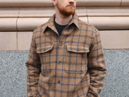 De Bonne Facture Brushed Italian Wool Overshirt Sale