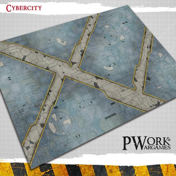 PWORK Wargames - Cyber City - Wargames Terrain Mat - Pre-Order Sale