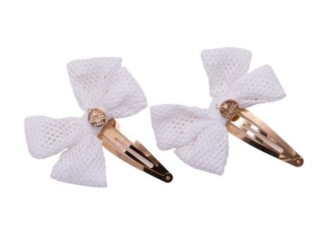 Halo Luxe Alice Clip - White Hot on Sale