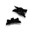 Halo Luxe Laura Velvet Bow Mini Claw Clip Set - Black Cheap