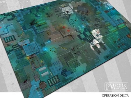 PWORK Wargames - Operation Delta - Wargames Terrain Mat Online Hot Sale