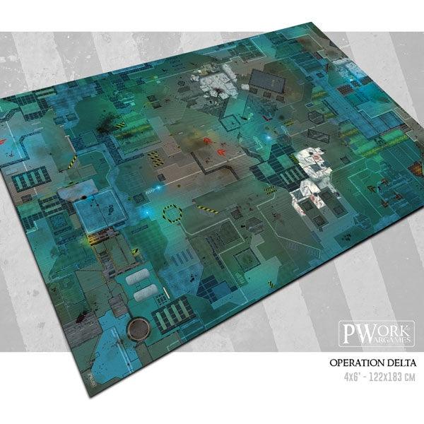 PWORK Wargames - Operation Delta - Wargames Terrain Mat Online Hot Sale