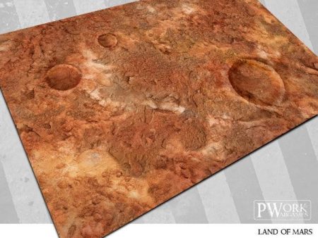 PWORK Wargames - Lands of Mars - Wargames Terrain Mat - Pre-Order on Sale