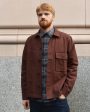 Miles Leon Brown Canvas Work Jacket Online Hot Sale