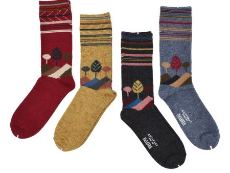 Antipast Tree Chunky Knit Socks on Sale