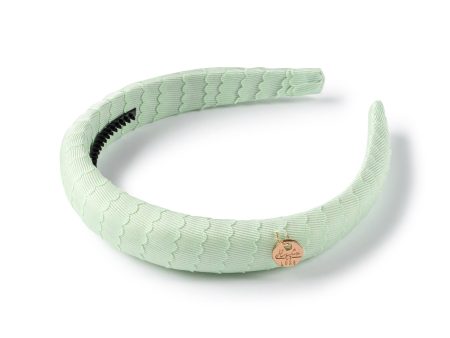 Halo Luxe Ava Scalloped Headband - Solid Mint Online Sale