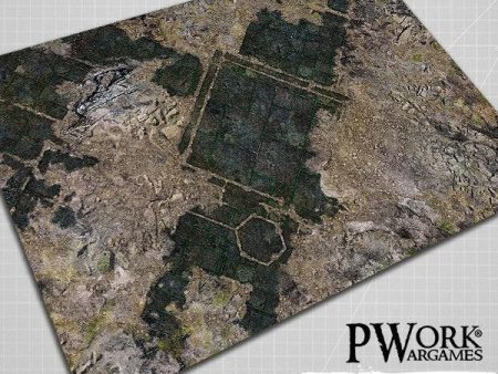 PWORK Wargames - Necropolis - Wargames Terrain Mat For Sale