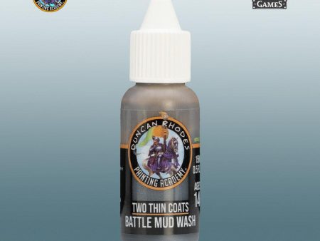 Two Thin Coats - Battle Mud Wash 15ml Online now