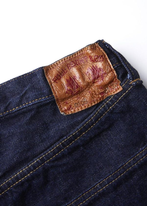 Fullcount 0105 One Wash Wide Straight Selvedge Denim Hot on Sale