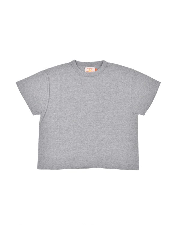 Sunray Hi aka Hambledon Grey Cropped Tee on Sale