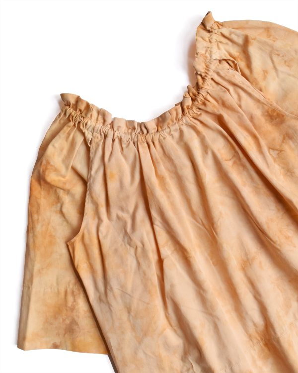 Hul le Kes Rust Dyed Cotton Appel Top Online now