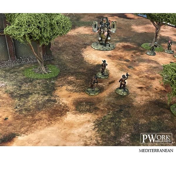 PWORK Wargames - Mediterranean - Wargame Mat For Discount