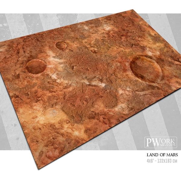 PWORK Wargames - Lands of Mars - Wargames Terrain Mat Supply