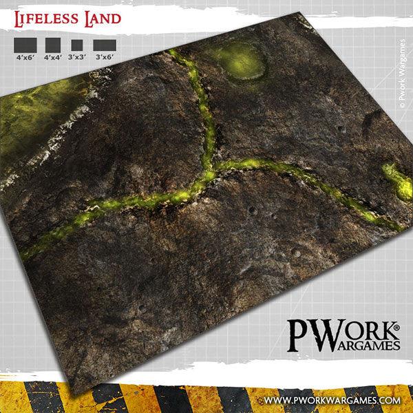 PWORK Wargames - Lifeless Land - Wargames Terrain Mat - Pre-Order Cheap