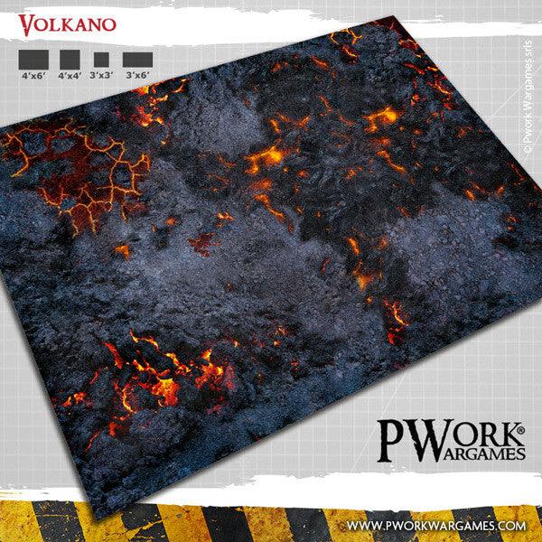 PWORK Wargames - Volkano - Wargames Terrain Mat - Pre-Order Online Sale