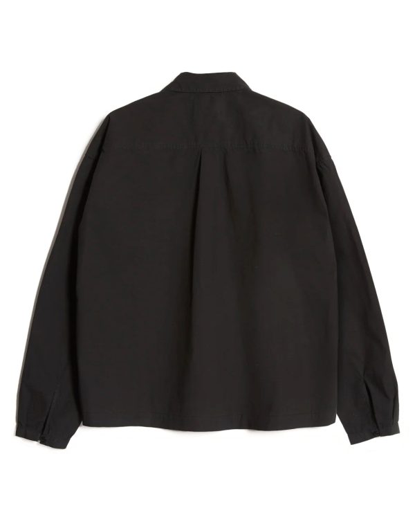 YMC Earth Marianne Shirt Black Poplin on Sale