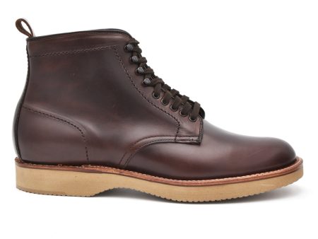 Alden Dark Brown Chromexcel Plain Toe Boot Cheap