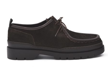 Kleman Major Dark Chocolate Suede Tyrolean Shoe Online