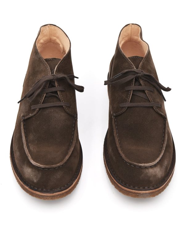 Astorflex Dark Mocca Markflex Suede Mocc Toe Chukka Boot on Sale