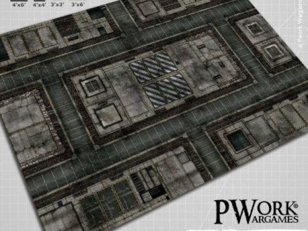 PWORK Wargames - Urban Sector - Wargames Terrain Mat Discount