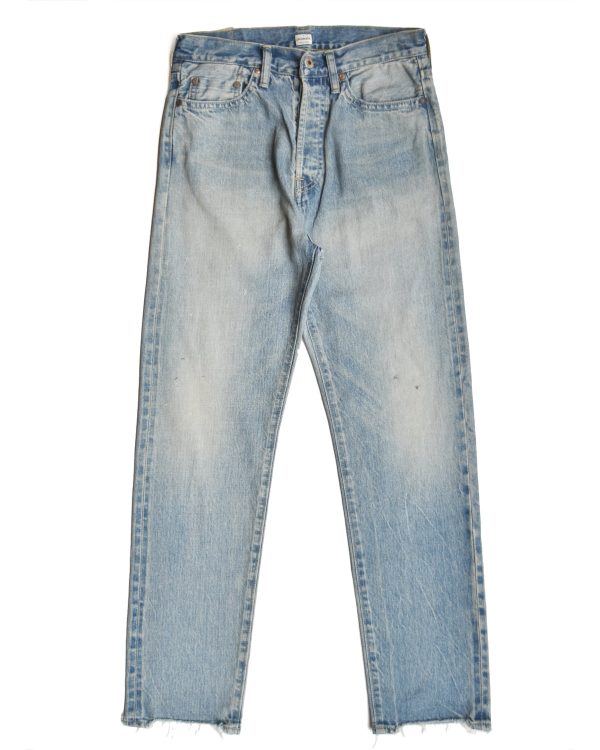 Chimala Vintage Medium Wash Selvedge Narrow Taper Jeans Online Sale