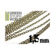 GREEN STUFF WORLD Hobby Chain 1.5mm - Bronze Supply