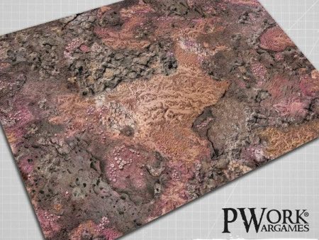 PWORK Wargames - Alien Planet - Wargames Terrain Mat - PRE-ORDER Sale