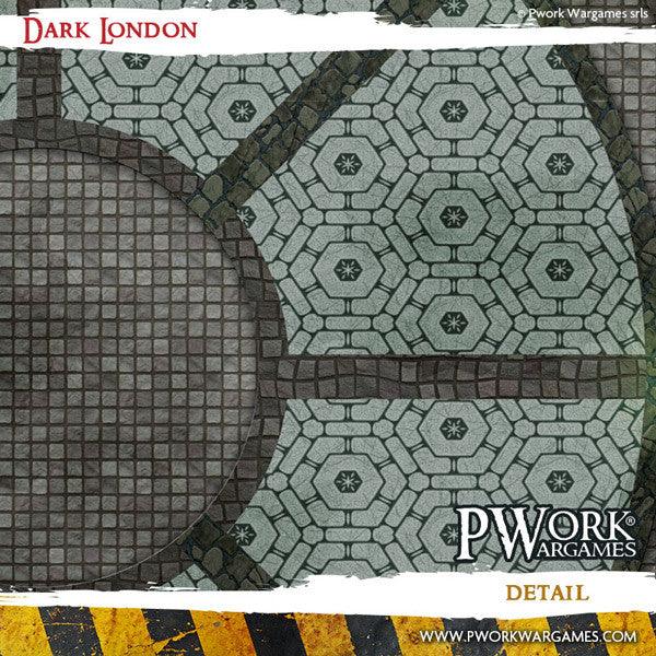 PWORK Wargames - Dark London - Wargames Terrain Mat - Pre-Order on Sale