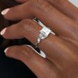 The Melissa Set With A 2 Carat Princess Moissanite Online Hot Sale