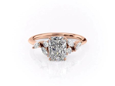 The Melissa Set With A 1.5 Carat Radiant Moissanite Discount