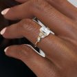 The Melissa Set With A 1 Carat Radiant Moissanite Sale